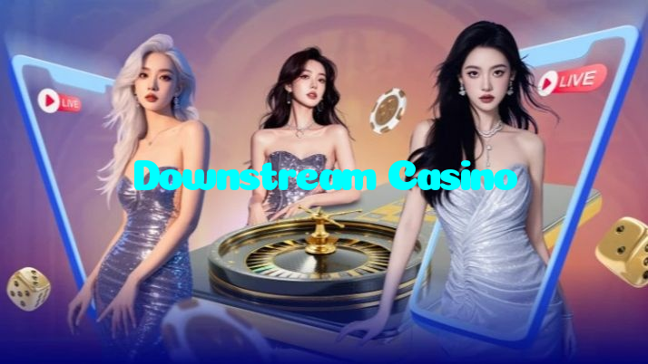 Downstream Casino casino presented on mobile device in Pakistan with slots and live games